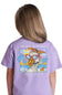 Simply Southern Youth Silly Goose on the Loose T-Shirt for Girls in Grape