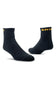 Ariat Premium Ringspun Cotton Quarter Crew Socks 3 Pair Pack in Black