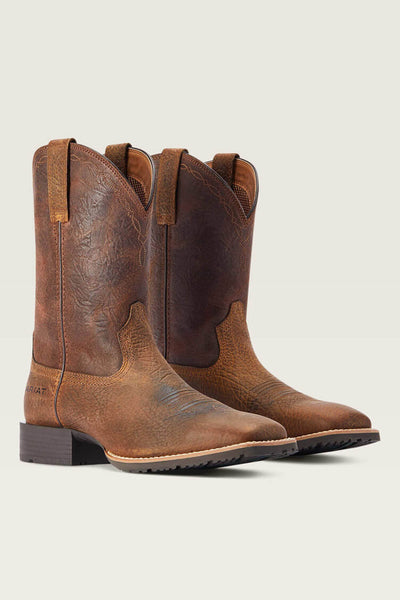 Ariat Hybrid Grit Western Boots for Men in Brown