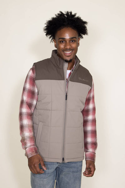 Ariat Crius Insulated Vest for Men in Brown