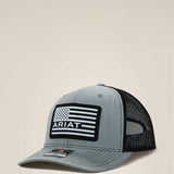 Ariat USA Flag Logo Cap for Men in Grey