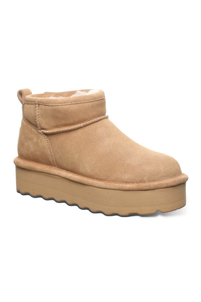 Bearpaw Retro Shorty Solid Booties for Women in Brown