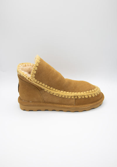 Bearpaw Winter Ankle Booties for Women in Brown