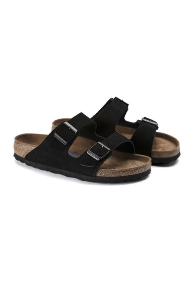 Birkenstock Arizona Suede Sandals for Men in Black