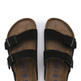 Birkenstock Arizona Suede Sandals for Men in Black