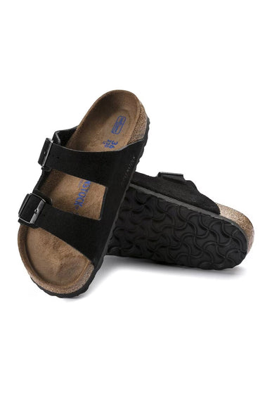 Birkenstock Arizona Suede Sandals for Men in Black