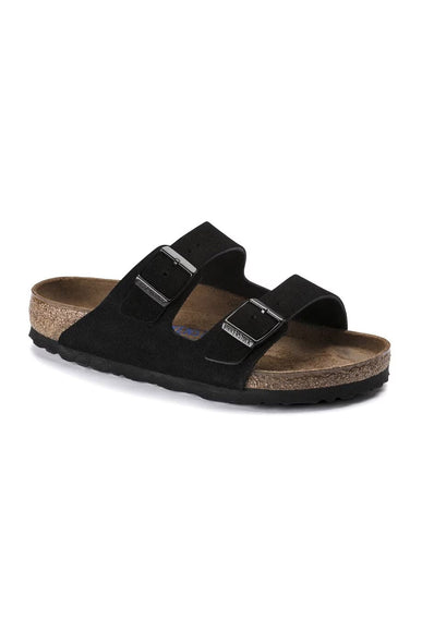Birkenstock Arizona Suede Sandals for Men in Black
