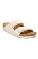 Birkenstock Arizona Birko-Flor Sandals for Women in Eggshell