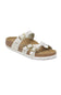 Birkenstock Franca Nubuck Leather Sandals for Women in Antique White