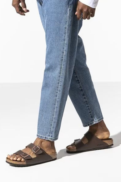Birkenstock Arizona Birko-Flor Sandals for Men in Dark Brown