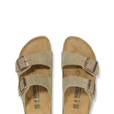 Birkenstock Arizona Suede Sandals in Taupe