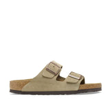 Birkenstock Arizona Suede Sandals in Taupe