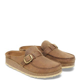 Birkenstock Buckley Oiled Leather Mules for Women in Cognac