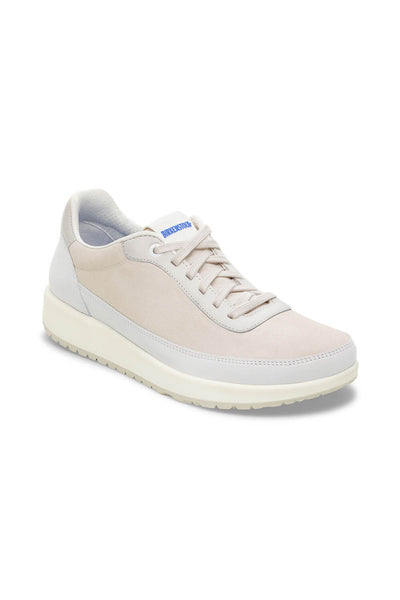 Birkenstock Honnef City Leather Textile Sneakers for Women in Vintage White