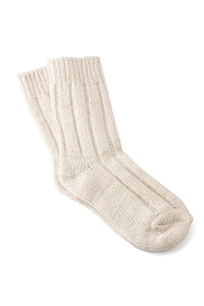 Birkenstock Cotton Twist Crew Socks for Women in White