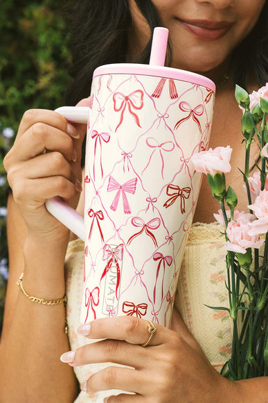 BruMate Era 40oz Tumbler in Pink Bows
