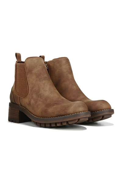 B52 by Bullboxer Chelsea Lug Booties for Women in Cognac