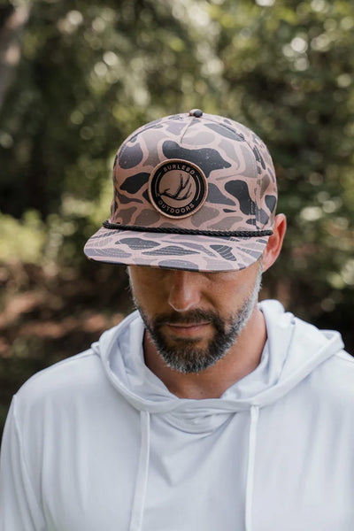 Burlebo Antler Patch Hat for Men in Camo