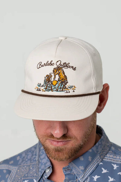 Burlebo Cowboy Up Hat for Men in Putty