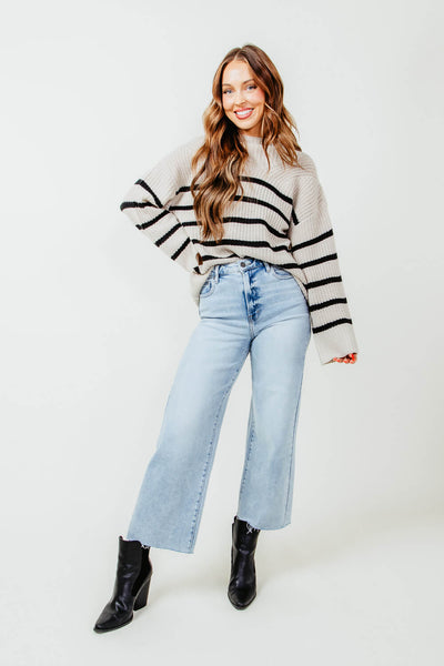 By Together Sweater for Women in Taupe Black