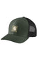Carhartt Logo Patch Mesh Back Cap in Dark Green