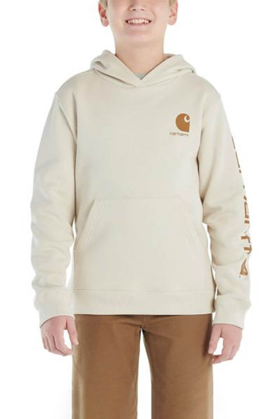 Carhartt Graphic Sweatshirt for Boys in Malt White