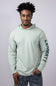 Carhartt Force Relaxed Fit Midweight Long Sleeve Logo Hooded T-Shirt for Men in Sage