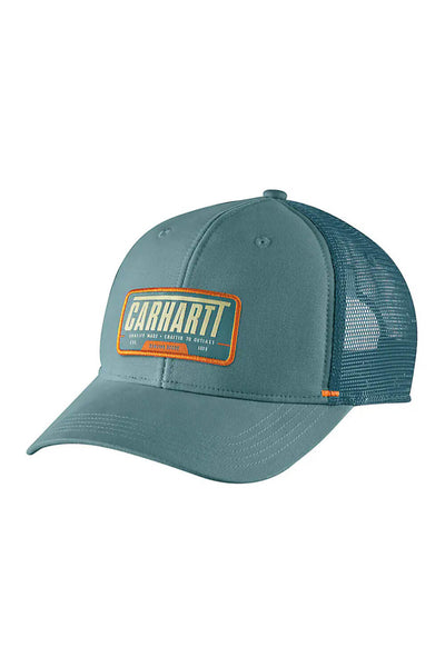 Carhartt Outlast Patch Trucker Hat in Teal