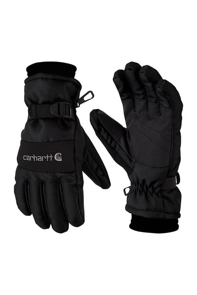 Carhartt Insulated Waterproof Gloves for Men in Black