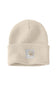 Carhartt Knit Satin Lined Beanies for Women in Oat Milk
