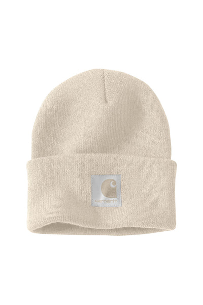 Carhartt Knit Satin Lined Beanies for Women in Oat Milk