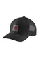 Carhartt Rugged Flex Logo Patch Trucker Hat for Men in Black