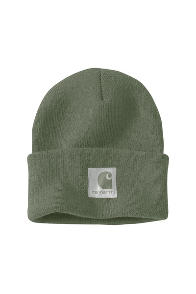 Carhartt Knit Satin Lined Beanies for Women in Dusty Olive