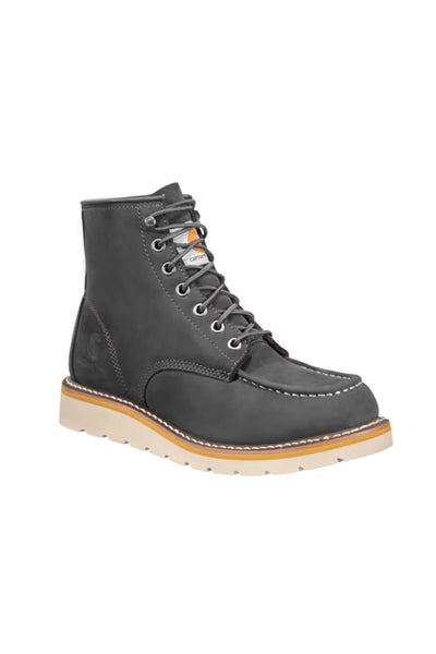 Carhartt Waterproof 6-Inch Wedge Boots for Women in Dark Grey