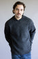Avery Hooded Sweater for Men in Dark Charcoal