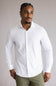Denim & Flower Dressy Tech Stretch Shirt for Men in White
