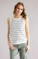 Thread & Supply Audre Tank Top for Women in Ivory Black