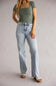 Vervet High Rise Slim Wide Leg Jeans for Women | T7314
