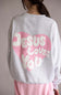 Jesus Loves You Crewneck for Women in Ice Grey