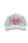 Simply Southern Bow Camo Trucker Hat for Women in White Camo