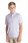 Simply Southern Youth Water Dude Polo for Boys in Purple