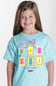 Simply Southern x Peeps Youth Stamps T-Shirt for Girls in Agean