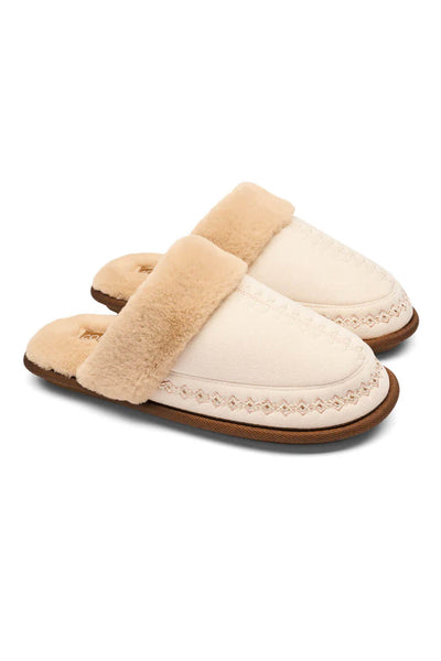 Cobian Colima Mule Slippers for Women in Cream