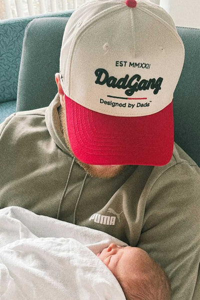 Dad Gang Horsepower Hat for Men in Red