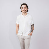 Denim & Flower Dress Pants for Men in Sand