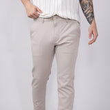 Denim & Flower Dress Pants for Men in Sand