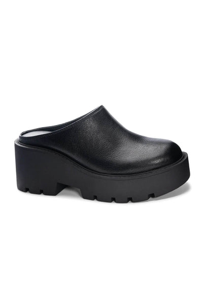 Dirty Laundry R-Test Platform Mule for Women in Black