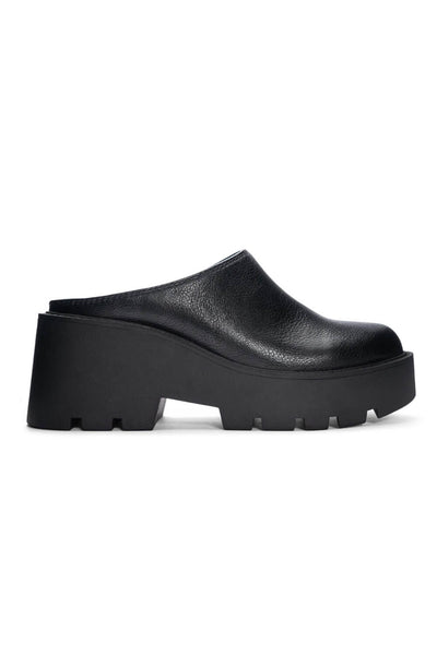 Dirty Laundry R-Test Platform Mule for Women in Black