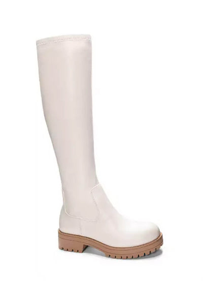 Dirty Laundry Veelo Knee High Boots for Women in Cream