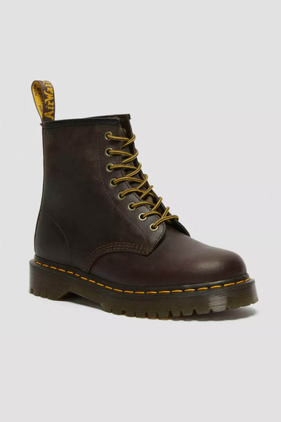 Dr. Martens 1460 Bex Crazy Horse Boots for Women in Dark Brown